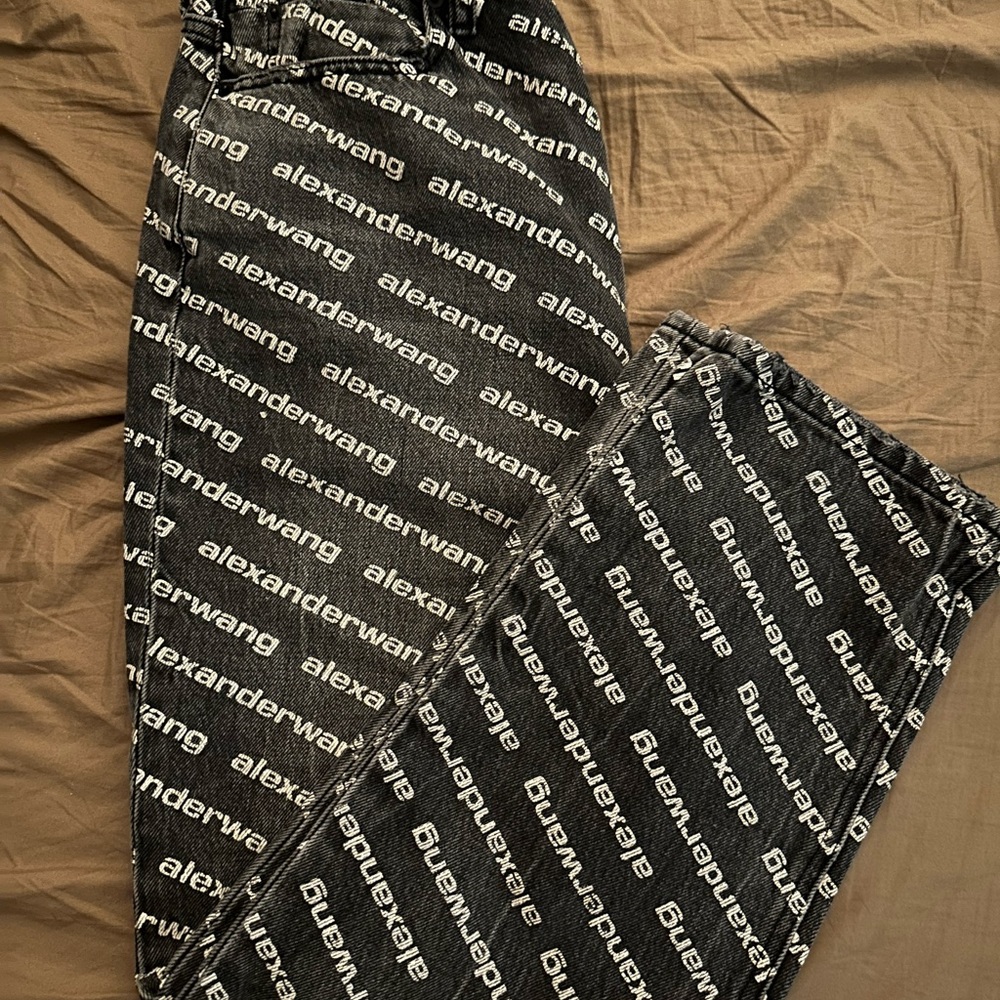 Alexander Wang Bluff Logo Jean